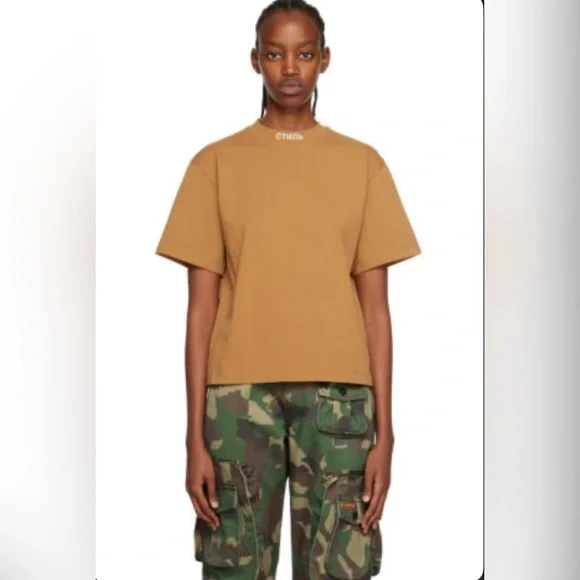 Heron Preston brown style t shirt - Picture 2 of 4